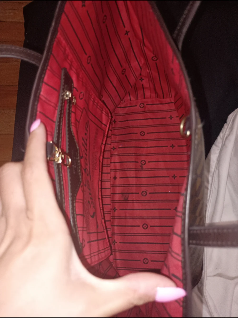 Louis Vuitton Checked Purse